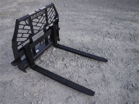 5500 pallet forks skid steer|Bradco Signature Series Pallet Fork Frame with 48″ 5,500 Pound .